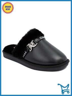 Fluffy Faux Fur Slip On Closed Toe Slippers Cozy Warm House Shoes Women